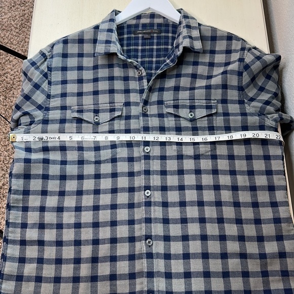 John Varvatos Star USA "Dale" Reversible Button Down Shirt Size Large - Picture 12 of 15